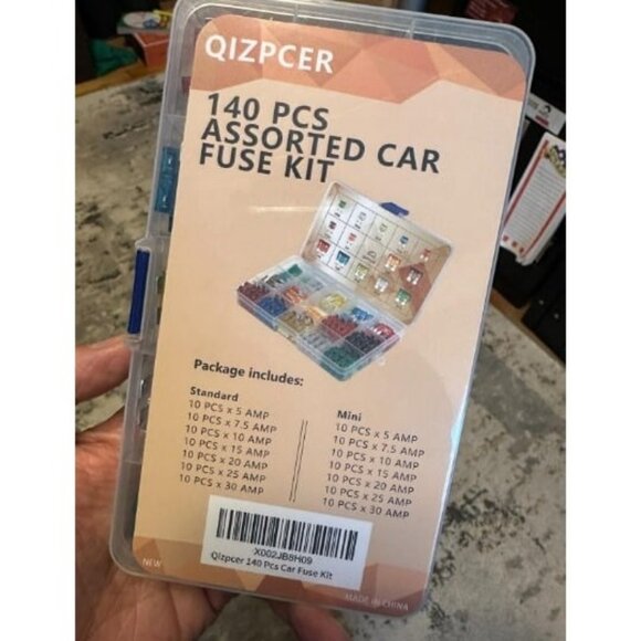 140 Pcs Fuses Automotive Kit - Blade Auto Fuse Assortment Standard and Mini Car - Picture 1 of 2